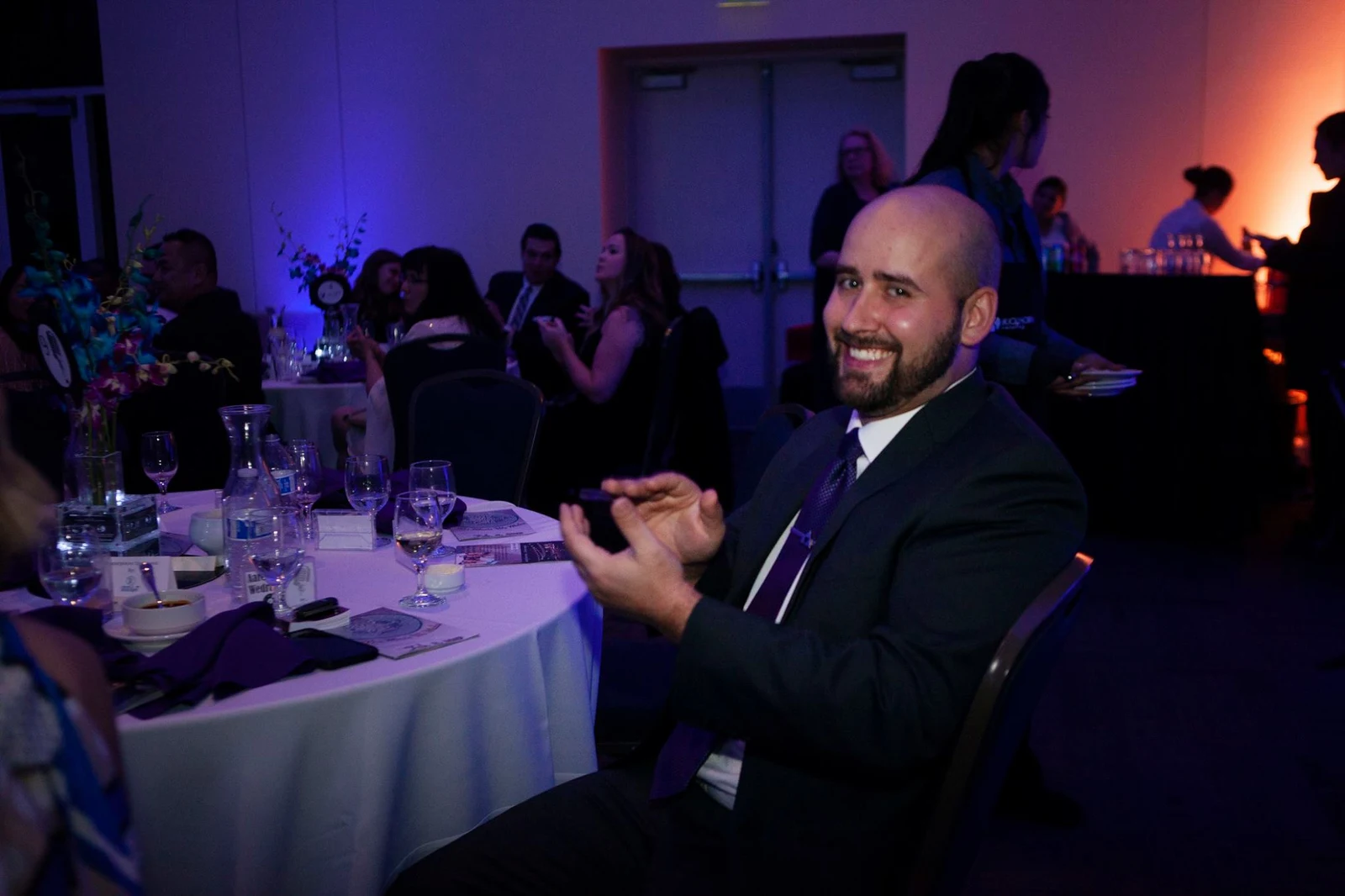 Aaron Wedra at a local gathering